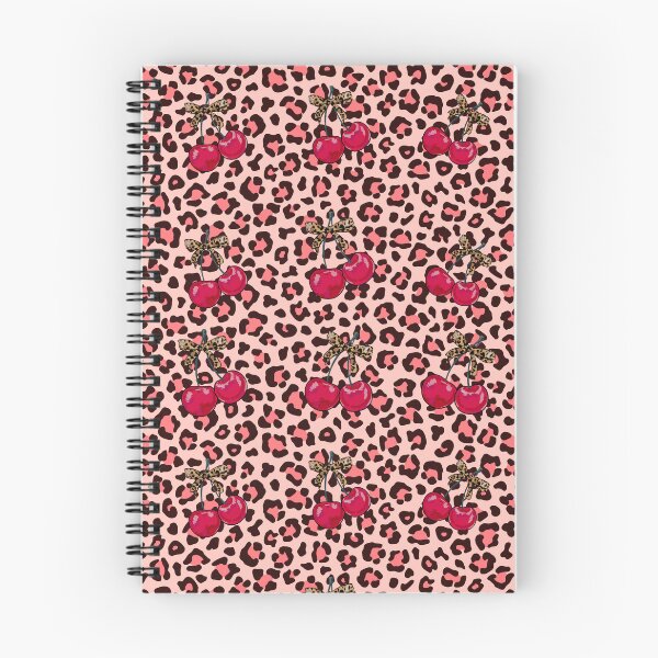 Item preview, Pink Leopard Print Seamless Pattern with Cherry designed and sold by shazdesign24.