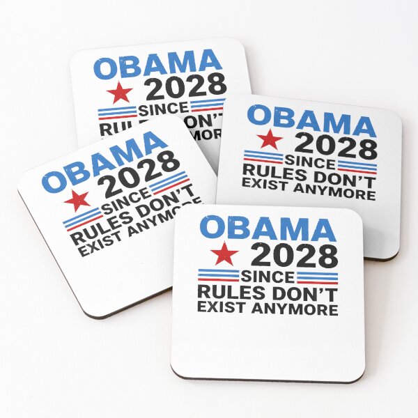 Item preview, Obama 2028 Since Rules Don'T Exist Anymore designed and sold by Eat-Apples.
