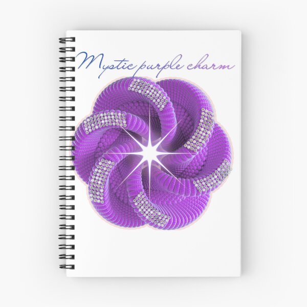 Item preview, Mystic Purple Charm Velvet Geometric Flower Art designed and sold by MinimalAurashop.