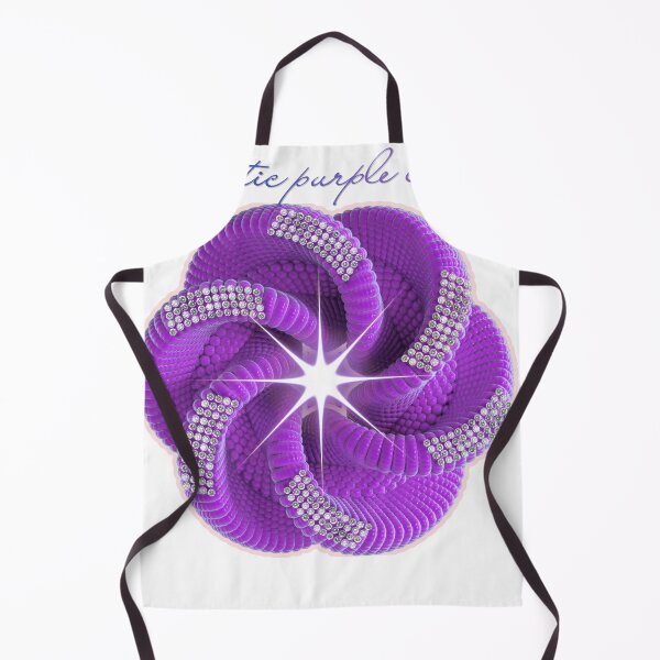 Item preview, Mystic Purple Charm Velvet Geometric Flower Art designed and sold by MinimalAurashop.