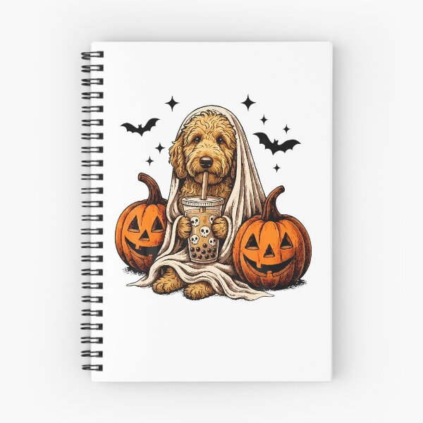 Item preview, Goldendoodle Ghost And Boba Cute Halloween Dog Humor designed and sold by Eat-Apples.