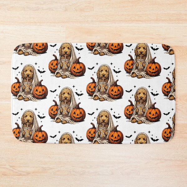 Item preview, Goldendoodle Ghost And Boba Cute Halloween Dog Humor designed and sold by Eat-Apples.