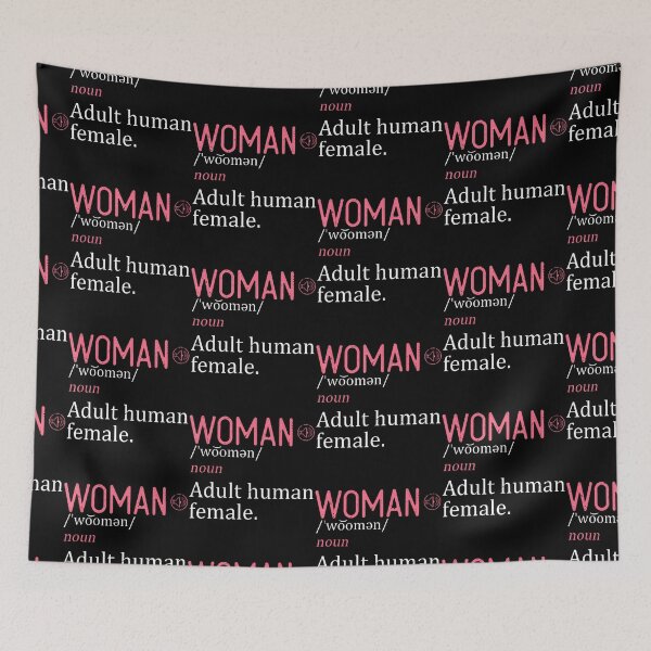 Item preview, 2026 Woman Noun Adult Human Female Vintage Style designed and sold by Eat-Apples.