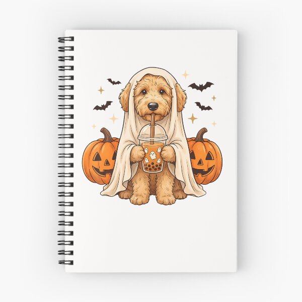 Item preview, Goldendoodle Ghost And Boba Cute Halloween Dog designed and sold by Eat-Apples.