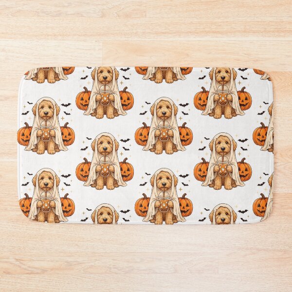 Item preview, Goldendoodle Ghost And Boba Cute Halloween Dog designed and sold by Eat-Apples.