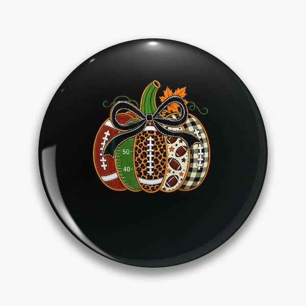 Item preview, Football Inspired Fall Pumpkin Leopard Autumn Sports Humor designed and sold by Eat-Apples.