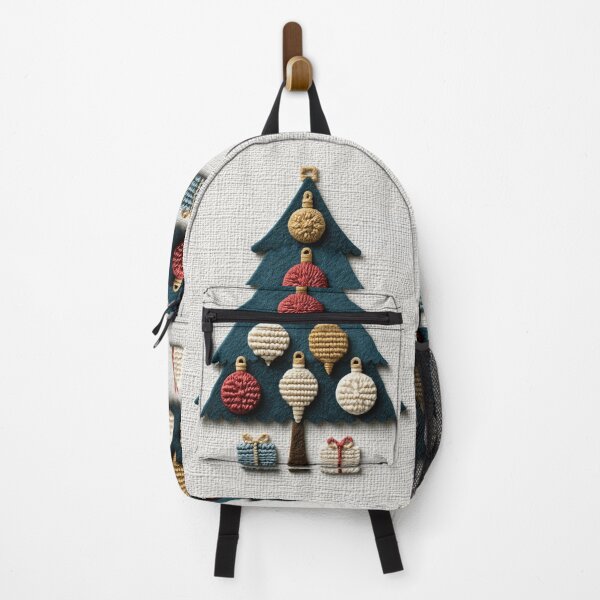 Item preview, Festive Christmas Tree with Knit Ornaments Art designed and sold by colorful-white.