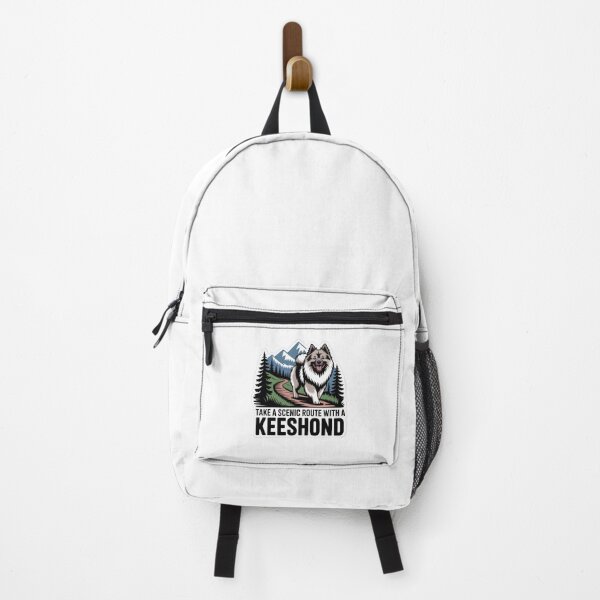 Item preview, Take a Scenic Route with a Keeshond | Keeshond Dog Lover Hiking designed and sold by CuteDesignables.