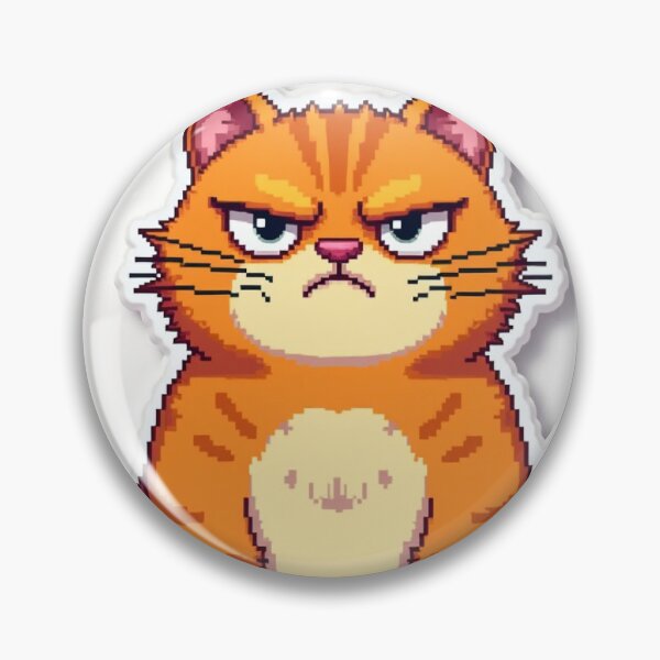 Item preview, Funny Cat Error 404 Food Not Found Pixel Art designed and sold by grzezzz.