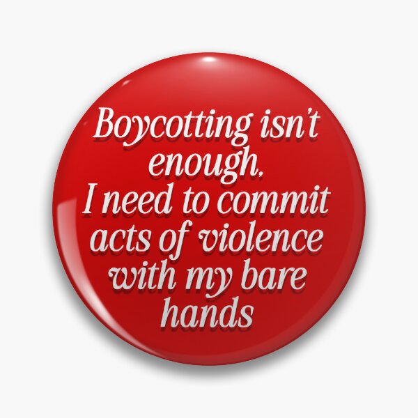 Item preview, boycotting isn’t enough designed and sold by kiggitykt.