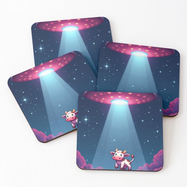 Item preview, Funny UFO Alien Abduction Cow I Want To Leave designed and sold by grzezzz.