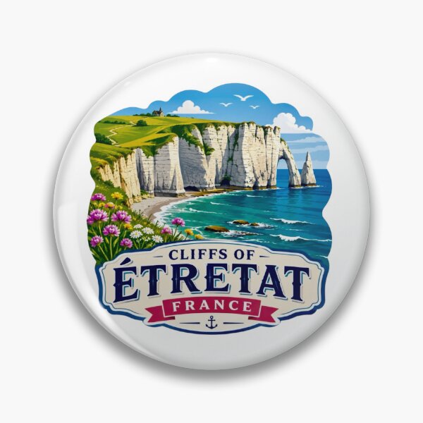 Item preview, Cliffs of Étretat, Normandy France designed and sold by Myra365Art.