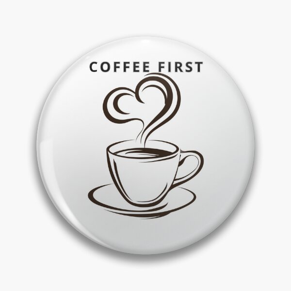 Item preview, Cozy Coffee Cup with Heart Steam Line Art designed and sold by TrendyGalaxy.
