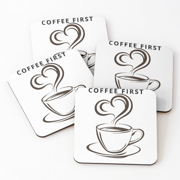 Item preview, Cozy Coffee Cup with Heart Steam Line Art designed and sold by TrendyGalaxy.