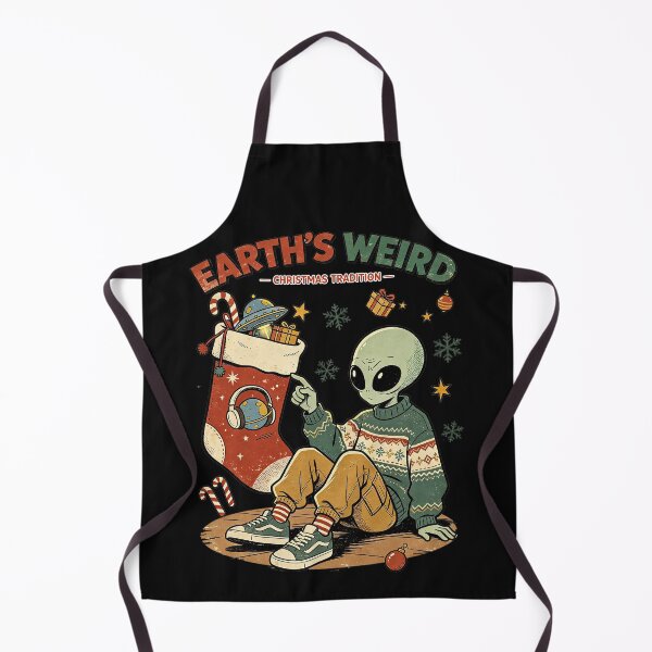 Item preview, Earths Weird Christmas Tradition Alien Stocking designed and sold by NatalieJeans.