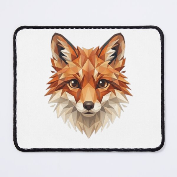 Item preview, Cute Geometric Low Poly Fox - Triangular Animal Art designed and sold by cutbeastfactory.