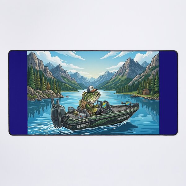 Item preview, when Mr. Bass hits the lake designed and sold by GAWPAWshop.