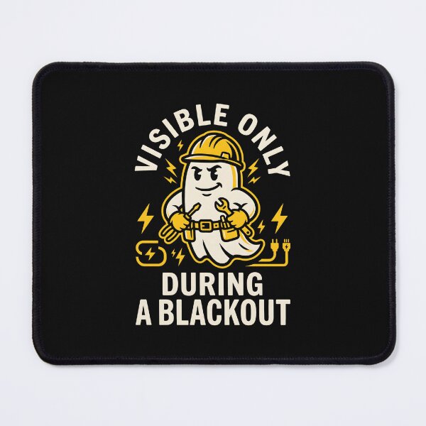 Item preview, Electrician Ghost Humor - Tradesman Electrician Gift designed and sold by SplashTastic.