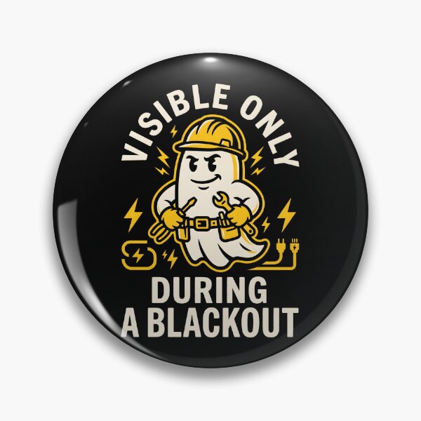 Item preview, Electrician Ghost Humor - Tradesman Electrician Gift designed and sold by SplashTastic.