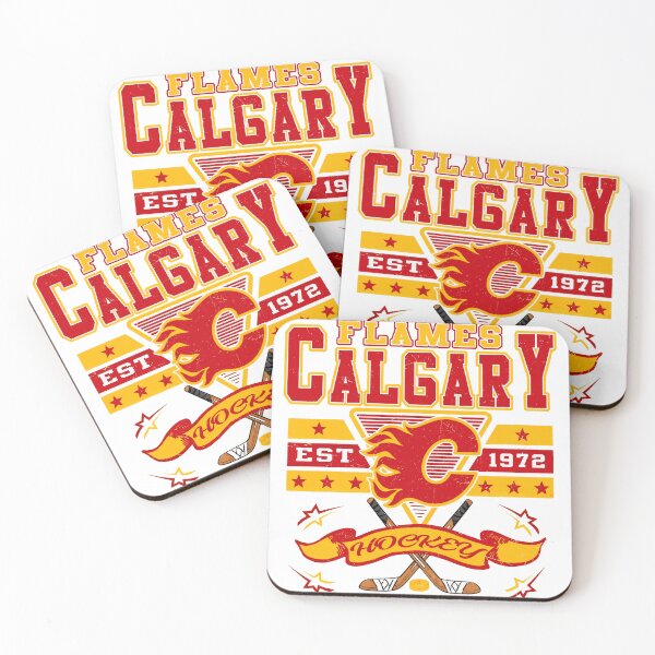 Item preview, Retro Hockey Flames Team Fan designed and sold by JenniferM94581.