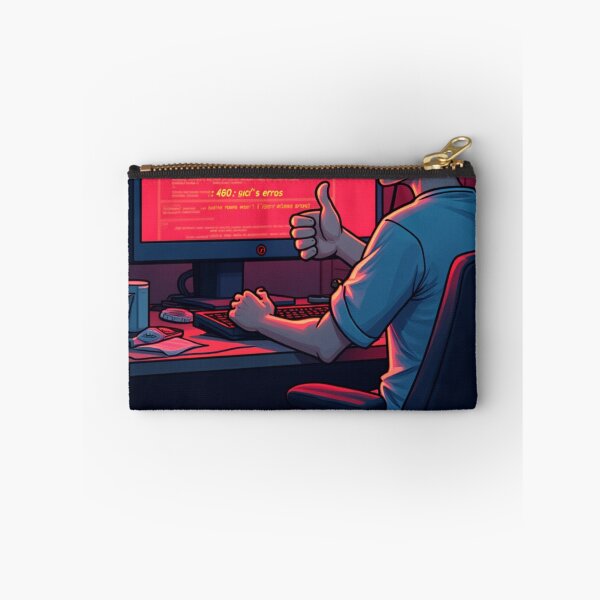 Item preview, Funny I'm A Vibe Coder IT Programmer Pixel Art designed and sold by grzezzz.