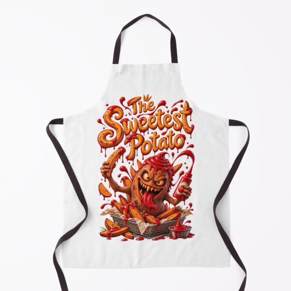 Item preview, The Sweetest Potato - Funny Scary Monster Sweet Potato Fries Design designed and sold by HorrorWorldWeb.