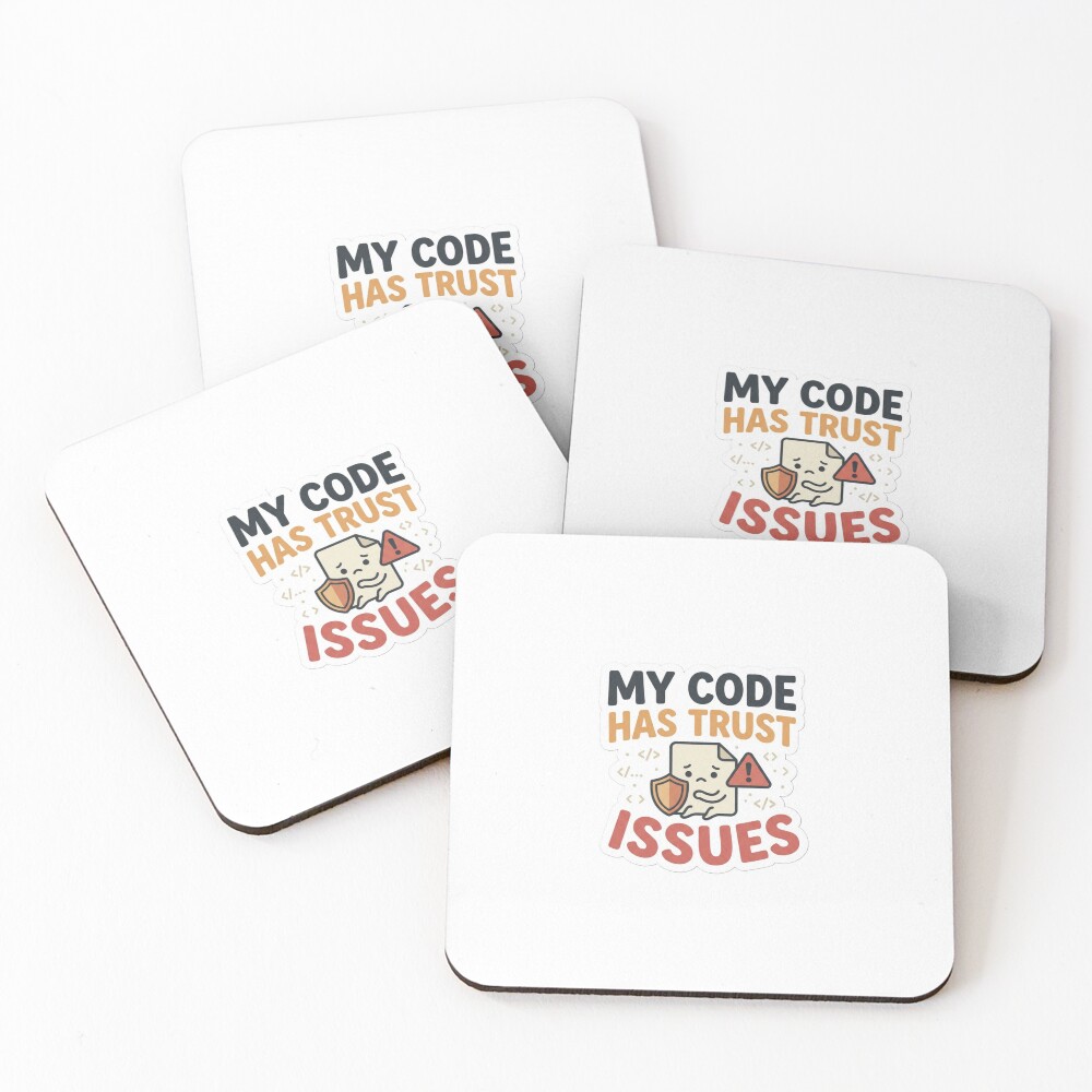 Item preview, Coasters (Set of 4) designed and sold by CtrlZHumor.