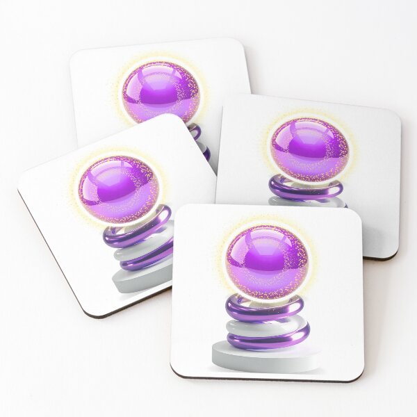 Item preview, Mystic Purple Crystal Ball and Metallic 3D Spiral Art designed and sold by MinimalAurashop.