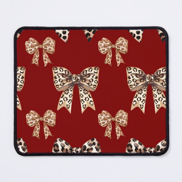 Item preview, Leopard Print Bow Seamless Pattern designed and sold by shazdesign24.