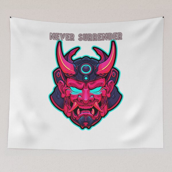 Item preview, Cyberpunk Samurai Mask Glowing Eyes Vector designed and sold by TrendyGalaxy.