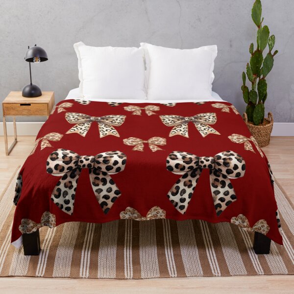Item preview, Patrón sin costuras con lazo estampado de leopardo designed and sold by shazdesign24.