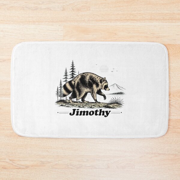 Item preview, Jimothy Raccoon Walking Vintage Animal Art designed and sold by leocreatives.