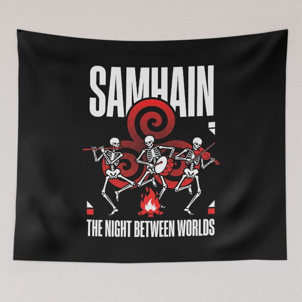 Item preview, Samhain Celtic Skeleton - Folk Horror Celtic Gift designed and sold by SplashTastic.