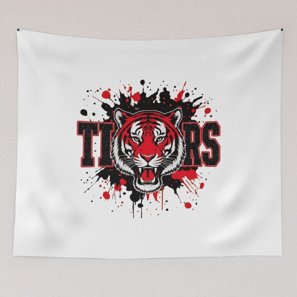 Item preview, Roaring Tiger Face Grunge Splatter designed and sold by JohnPerez92214.