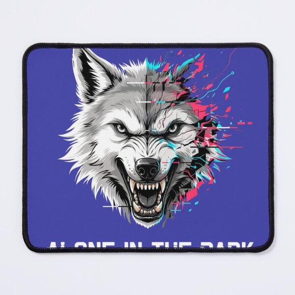 Item preview, Cybernetic Wolf Glitch Mech - Alternative Dark Streetwear designed and sold by wyzin39.