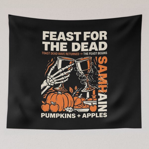 Item preview, Feast For The Dead - Harvest Feast Skeleton Gift designed and sold by SplashTastic.