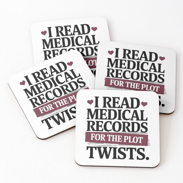 Item preview, I Read Medical Records for the Plot Twists | Funny Legal Nurse Consultant designed and sold by CuteDesignables.