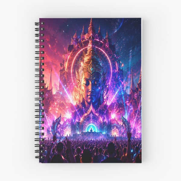Item preview, Neon Thai Temple Festival – Futuristic Thailand Night designed and sold by xsctasy.