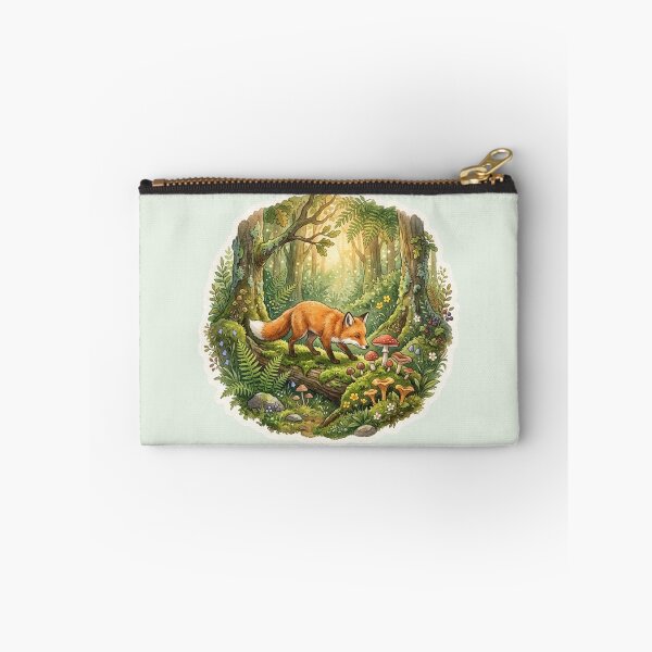 Item preview, Cottagecore Fox Sticker | Enchanted Forest Mushroom Art | Cute Woodland Animal designed and sold by ethnicdigital.