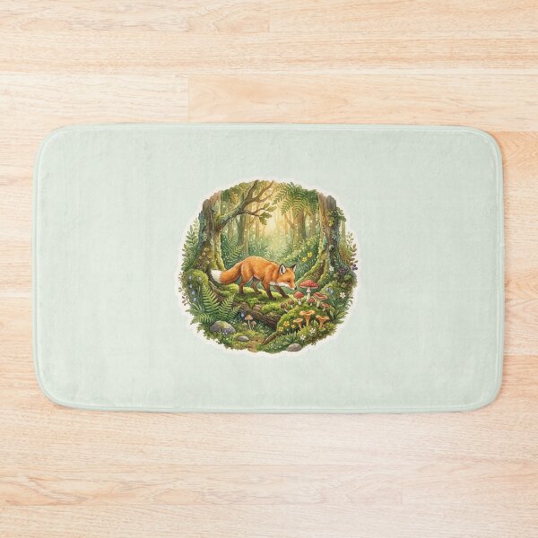 Item preview, Cottagecore Fox Sticker | Enchanted Forest Mushroom Art | Cute Woodland Animal designed and sold by ethnicdigital.