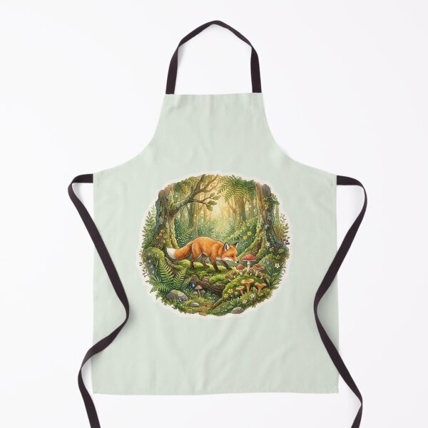 Item preview, Cottagecore Fox Sticker | Enchanted Forest Mushroom Art | Cute Woodland Animal designed and sold by ethnicdigital.