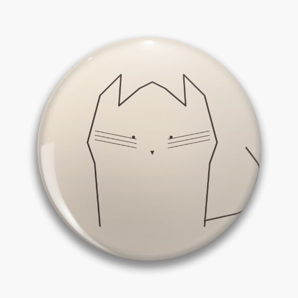 Item preview, Minimalist Cat Line Art - Whiskers designed and sold by Pamazing.