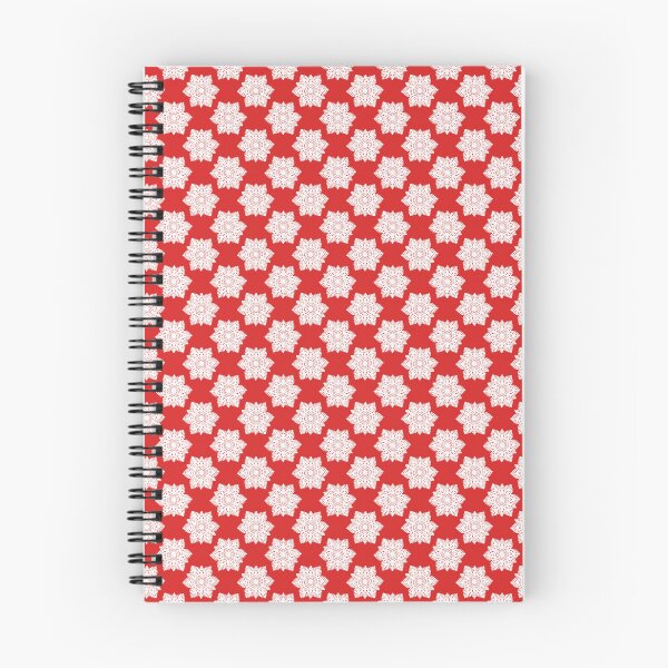 Item preview, Red White Snowflake Christmas Pattern designed and sold by Zaya_art.