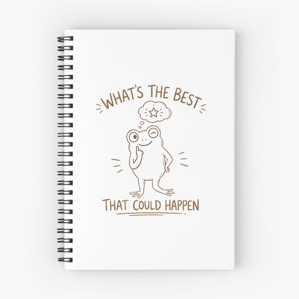 Item preview, Funny Frog What's The Best That Could Happen  designed and sold by leocreatives.