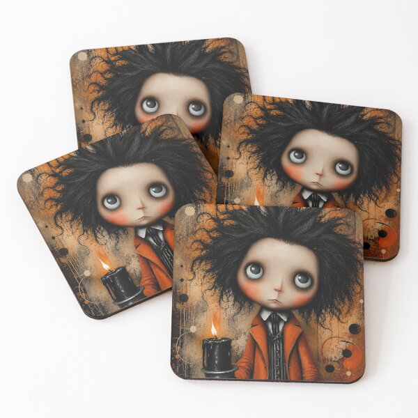 Item preview, Creepy Cute Gothic Boy Halloween Art designed and sold by etherumi.