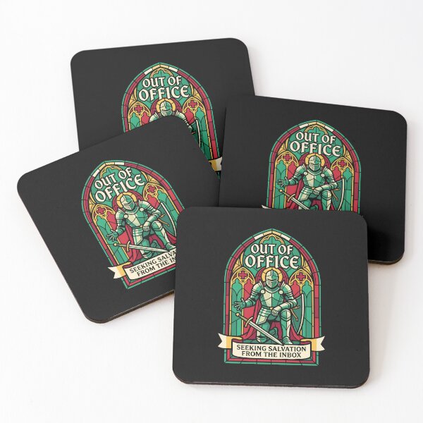 Item preview, Out Of Office Knight - Corporate Humor Office Gift designed and sold by SplashTastic.