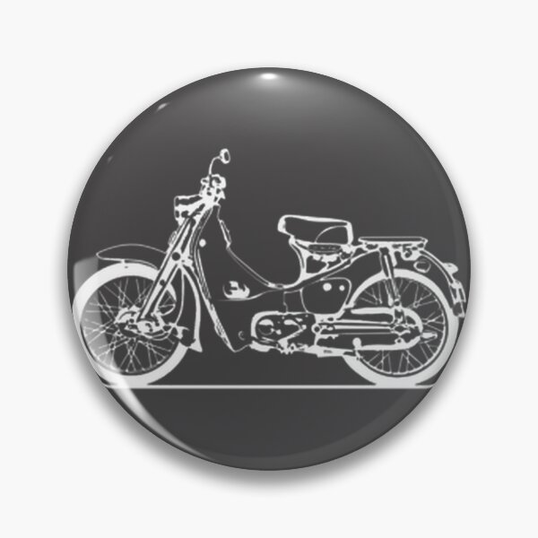Item preview, Retro Cub Motorcycle Sketch Art | Best Gift designed and sold by OMAR35.