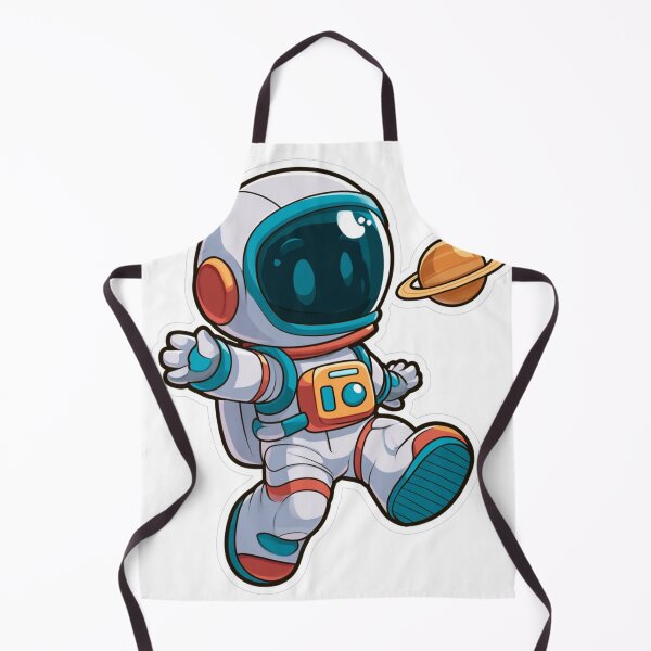 Item preview, Cute Cartoon Astronaut Floating with Planet Sticker designed and sold by TrendyGalaxy.