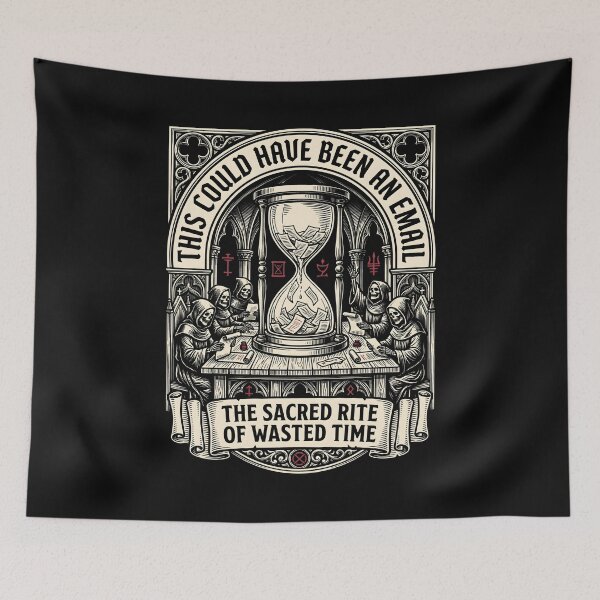 Item preview, Sacred Rite Wasted Time - Corporate Humor Office Gift designed and sold by SplashTastic.