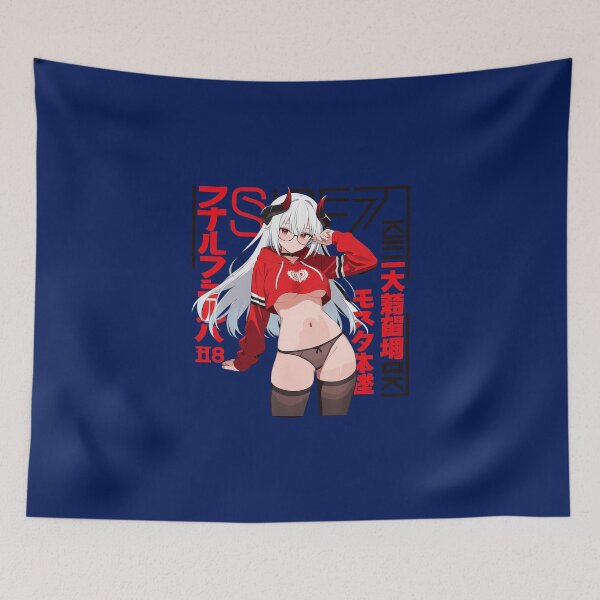 Item preview, Crimson Anime Rebel Girl designed and sold by KellyMelStore.